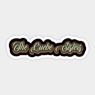 vintage tex The Quebe Sisters Sticker